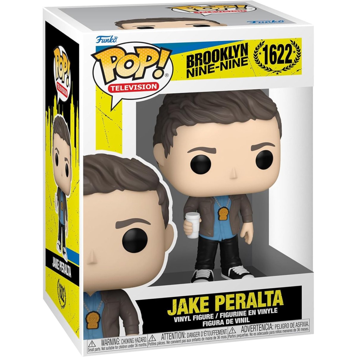 Brooklyn Nine - Nine - Jake Peralta w/ Coffee #1622 - Funko Pop! Vinyl Television - Persona Toys