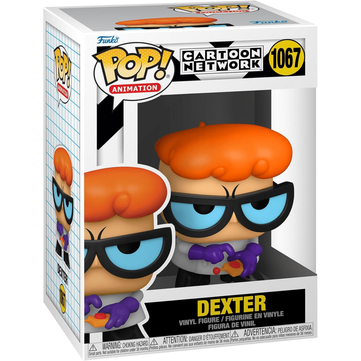 Cartoon Network - Dexter's Lab - Dexter [with Remote] 1067 - Funko Pop! Vinyl Animation - Persona Toys