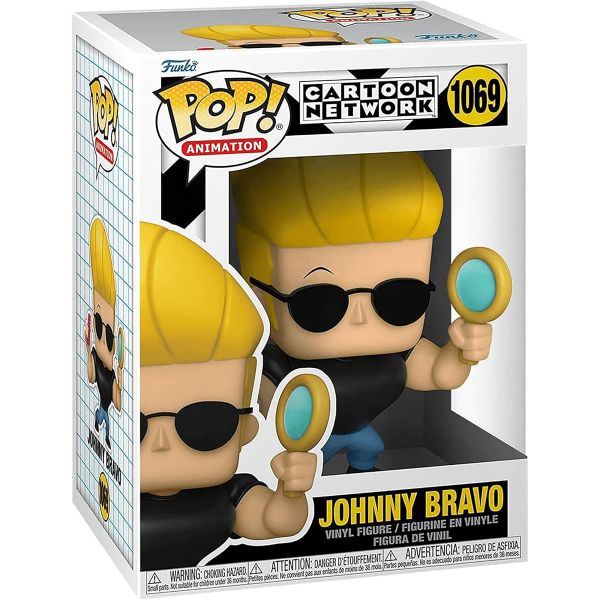 Cartoon Network - Johnny Bravo [with Mirror & Comb] 1069 - Funko Pop! Vinyl Animation - Persona Toys