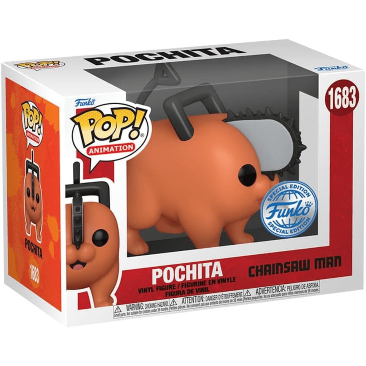 Chainsaw Man - Pochita (Standing) (Special Edition) 1683 - Funko Pop! Vinyl Anime - Persona Toys