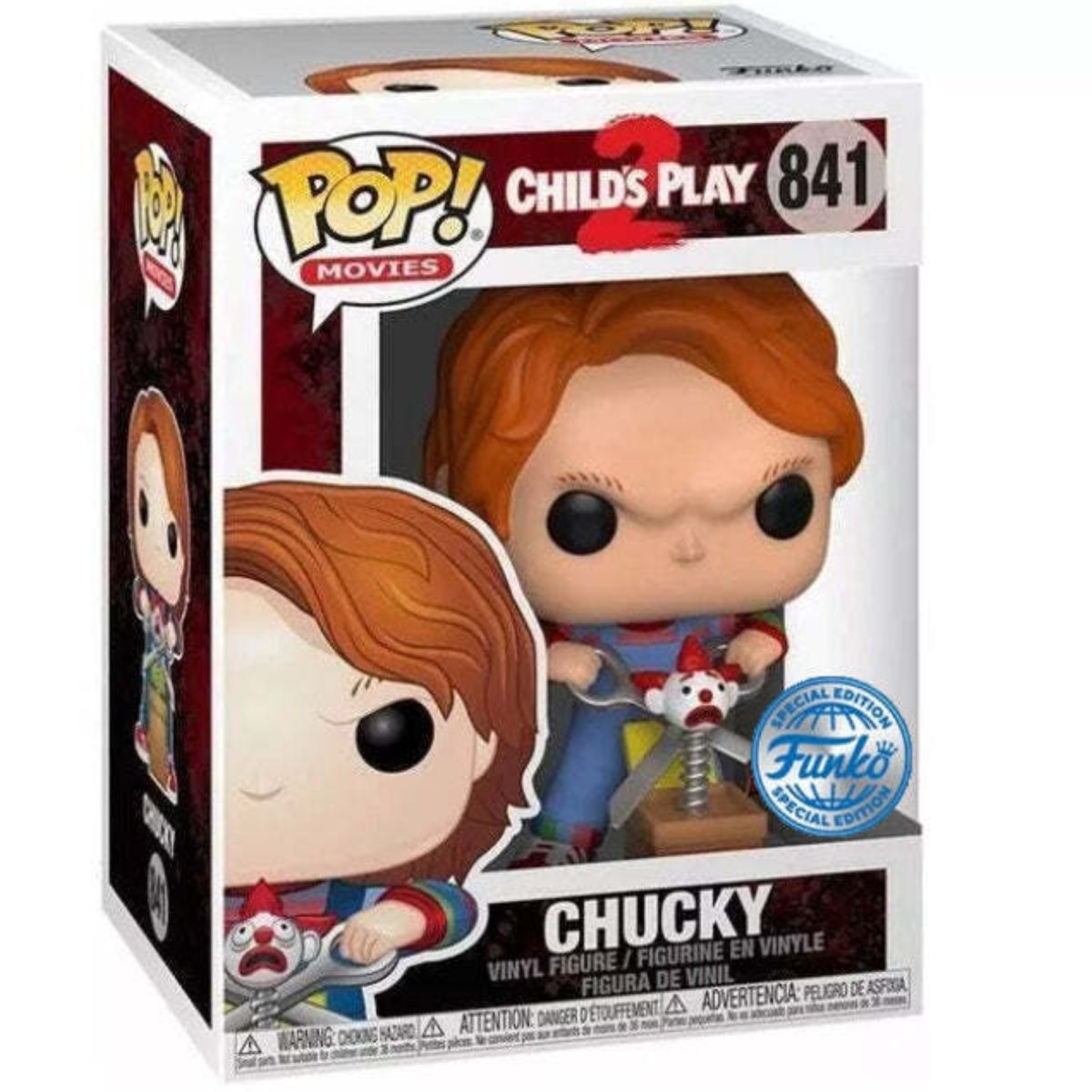 Child's Play 2 - Chucky [w/ Buddy & Giant Scissors] (Special Edition) #841 - Funko Pop! Vinyl Movies - Persona Toys