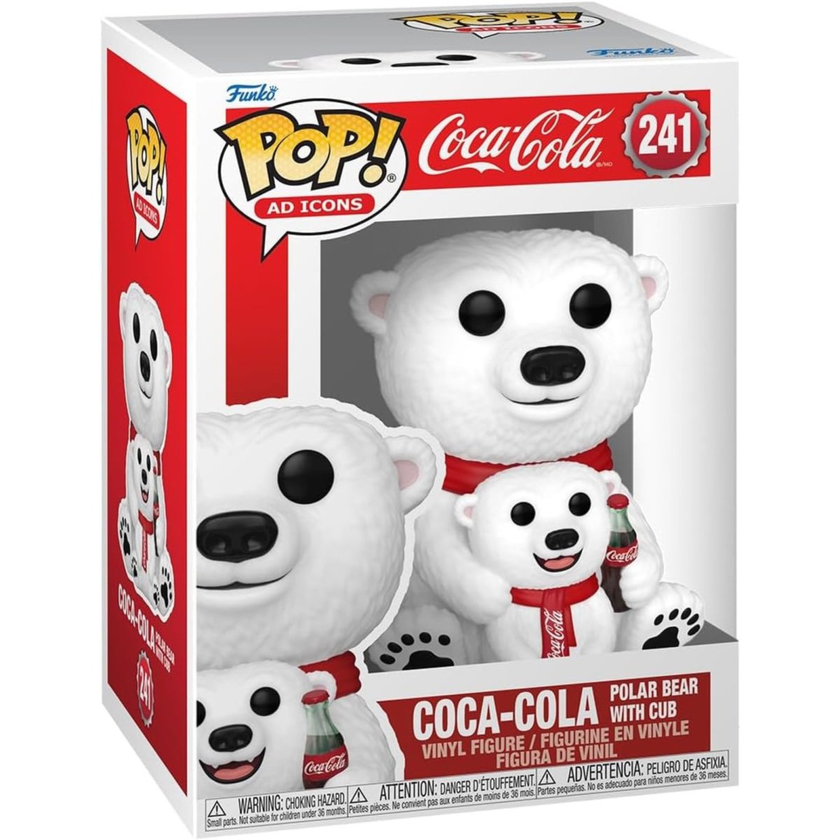 Coca - Cola - Coca - Cola Polar Bear with Cub [Coke] #241 - Funko Pop! Vinyl Ad Icons - Persona Toys