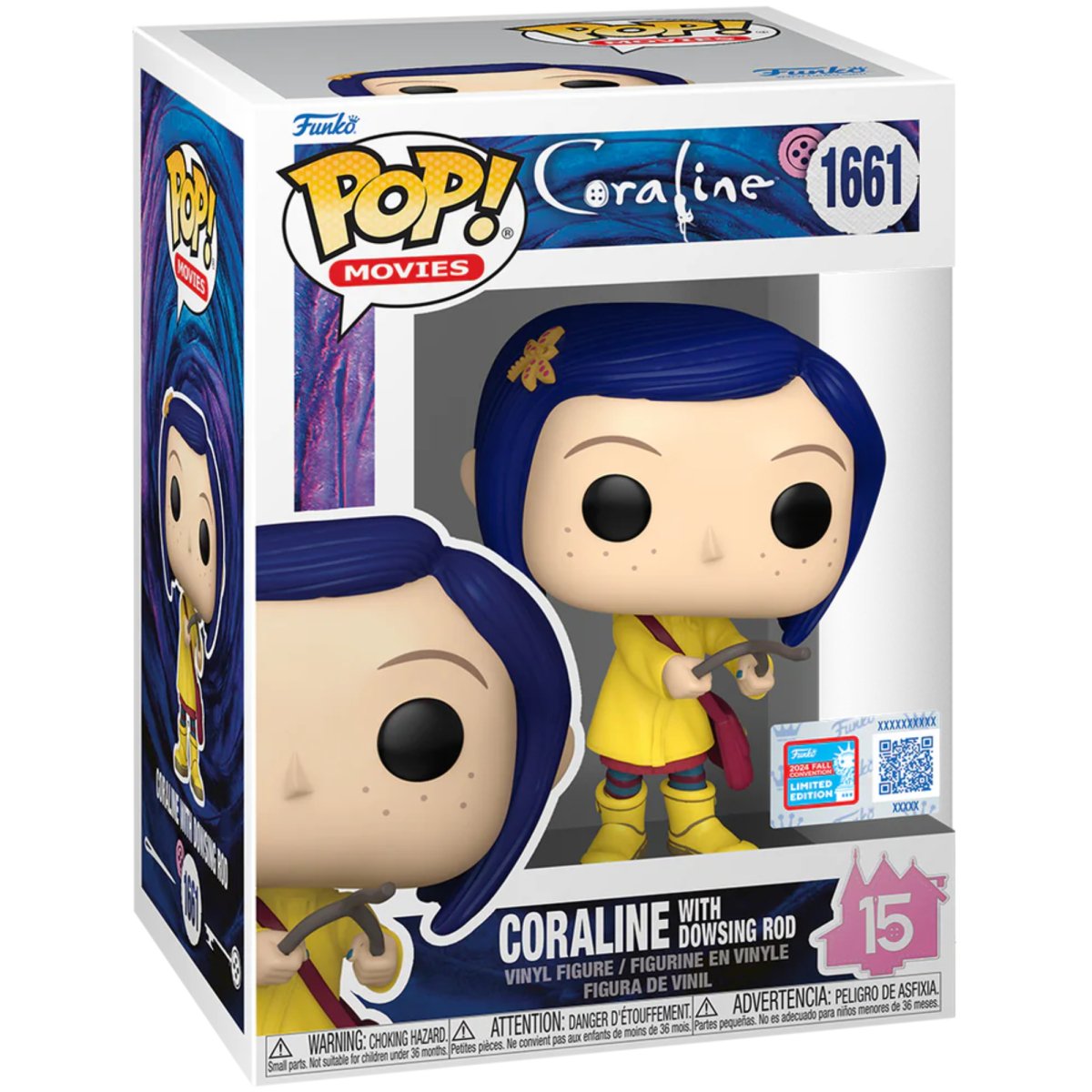 Coraline - Coraline with Dowsing Rod (2024 Fall Convention Limited Edition) #1661 - Funko Pop! Vinyl Animation - Persona Toys