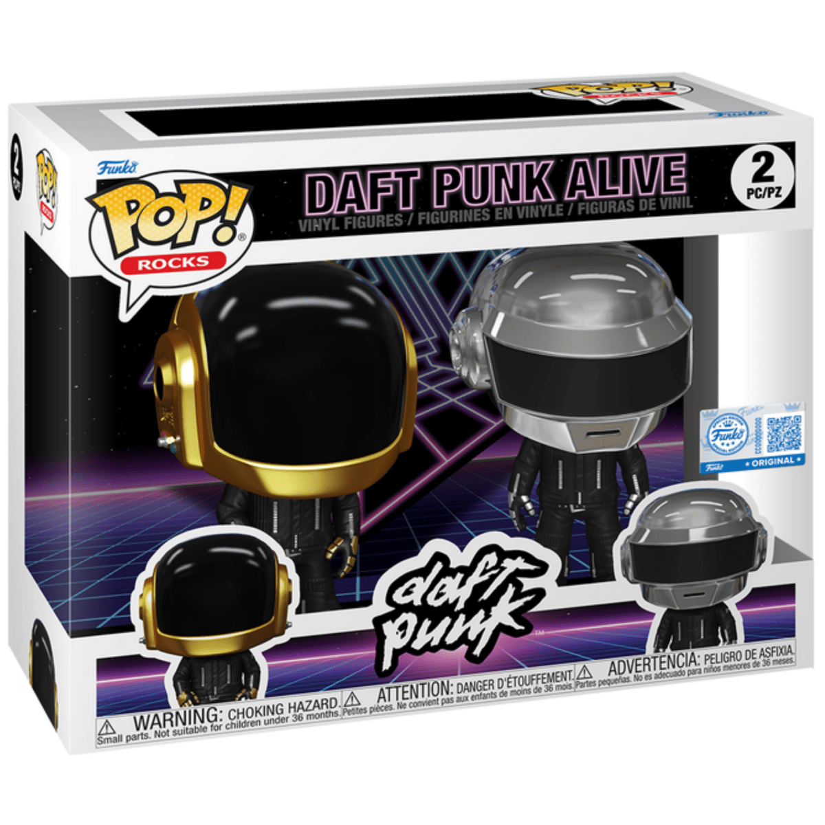 Daft Punk - Daft Punk Alive [Leather] 2 Pack - Funko Pop! Vinyl Rocks - Persona Toys