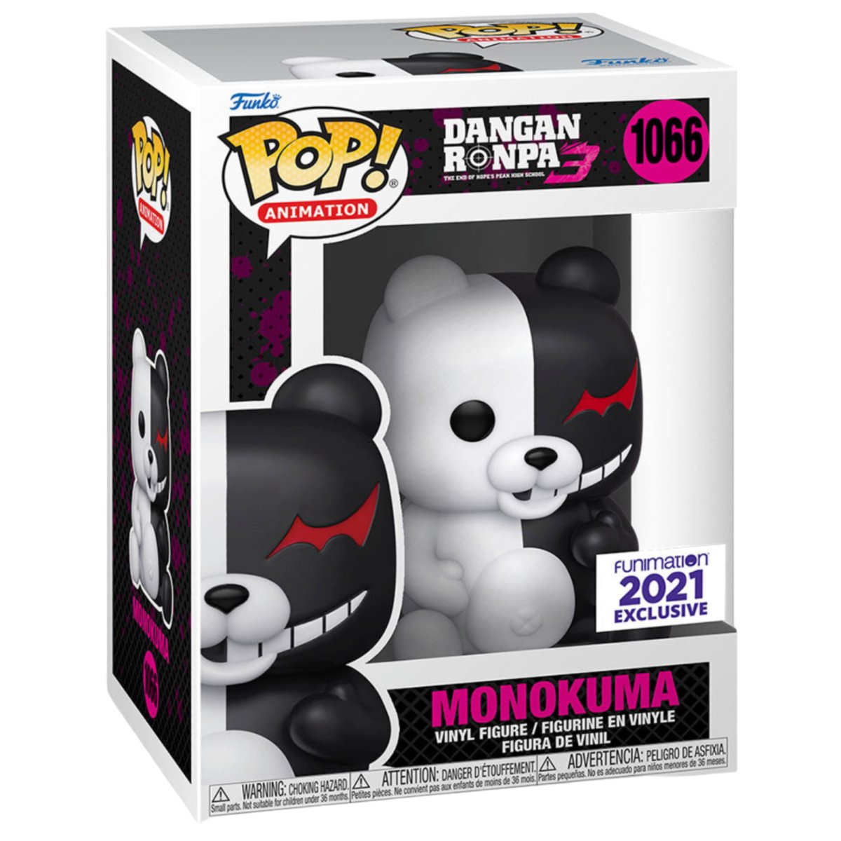 Danganronpa 3 - Monokuma (2021 Funimation Exclusive) #1066 - Funko Pop! Vinyl Anime - Persona Toys