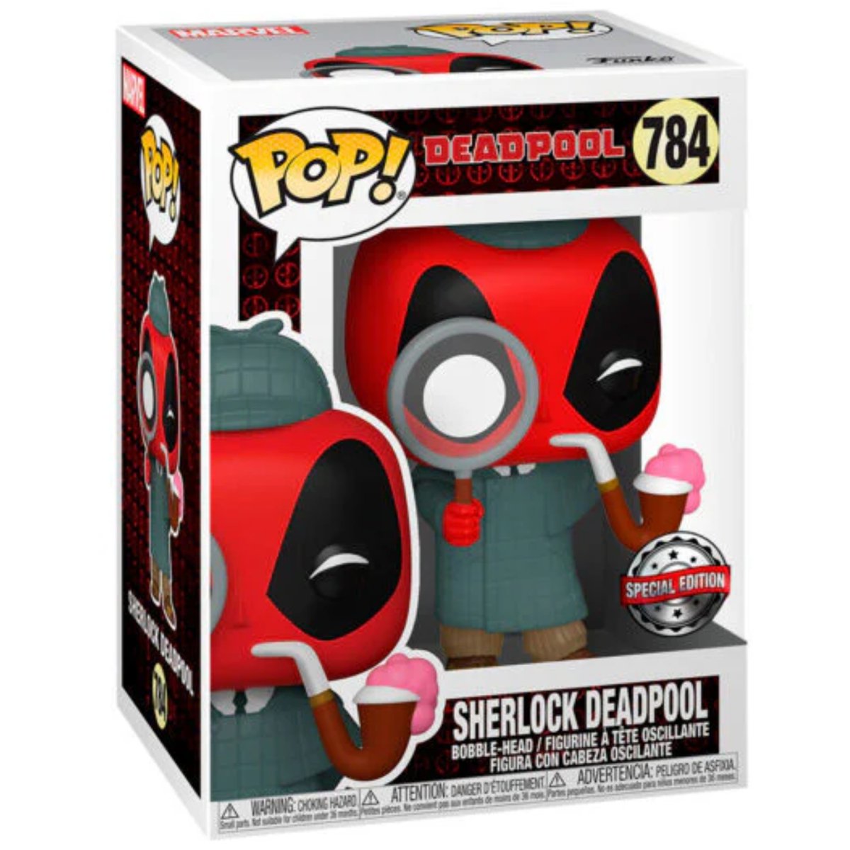 Deadpool - Sherlock Deadpool (Special Edition) #784 - Funko Pop! Vinyl Marvel - Persona Toys