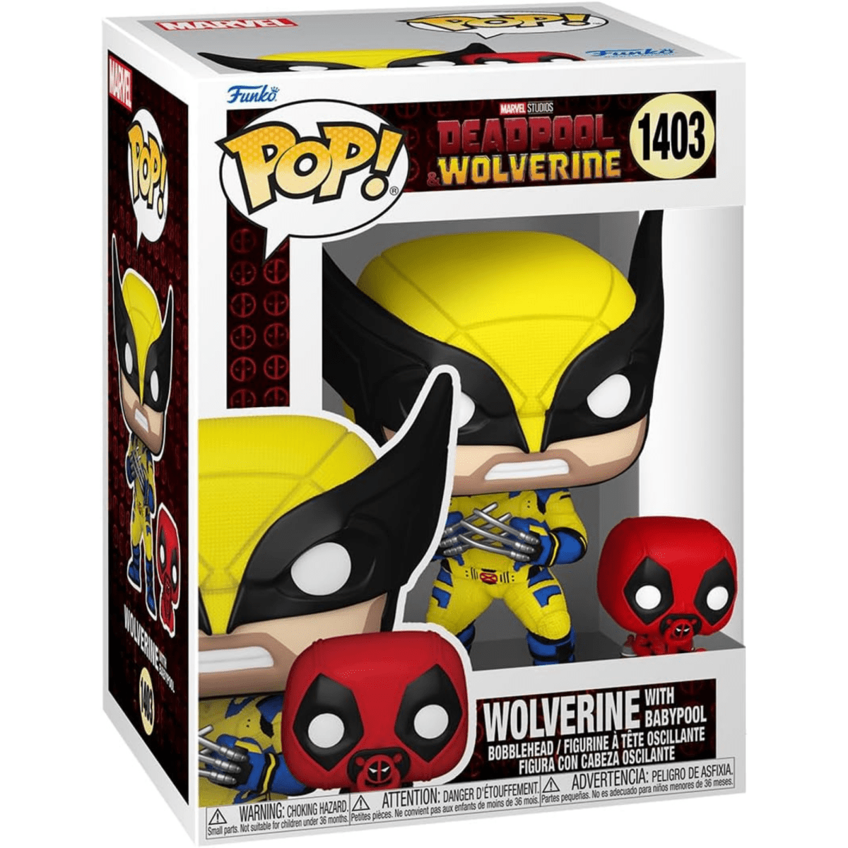 Deadpool & Wolverine - Wolverine with Babypool #1403 - Funko Pop! Vinyl Marvel - Persona Toys