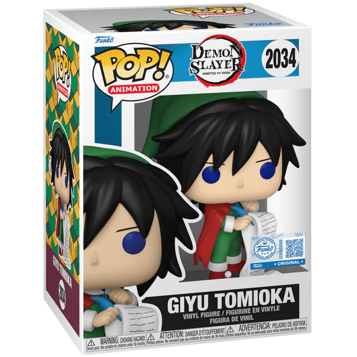 Demon Slayer - Giyu Tomioka (Holiday) (Special Edition) 2034 - Funko Pop! Vinyl Anime - Persona Toys