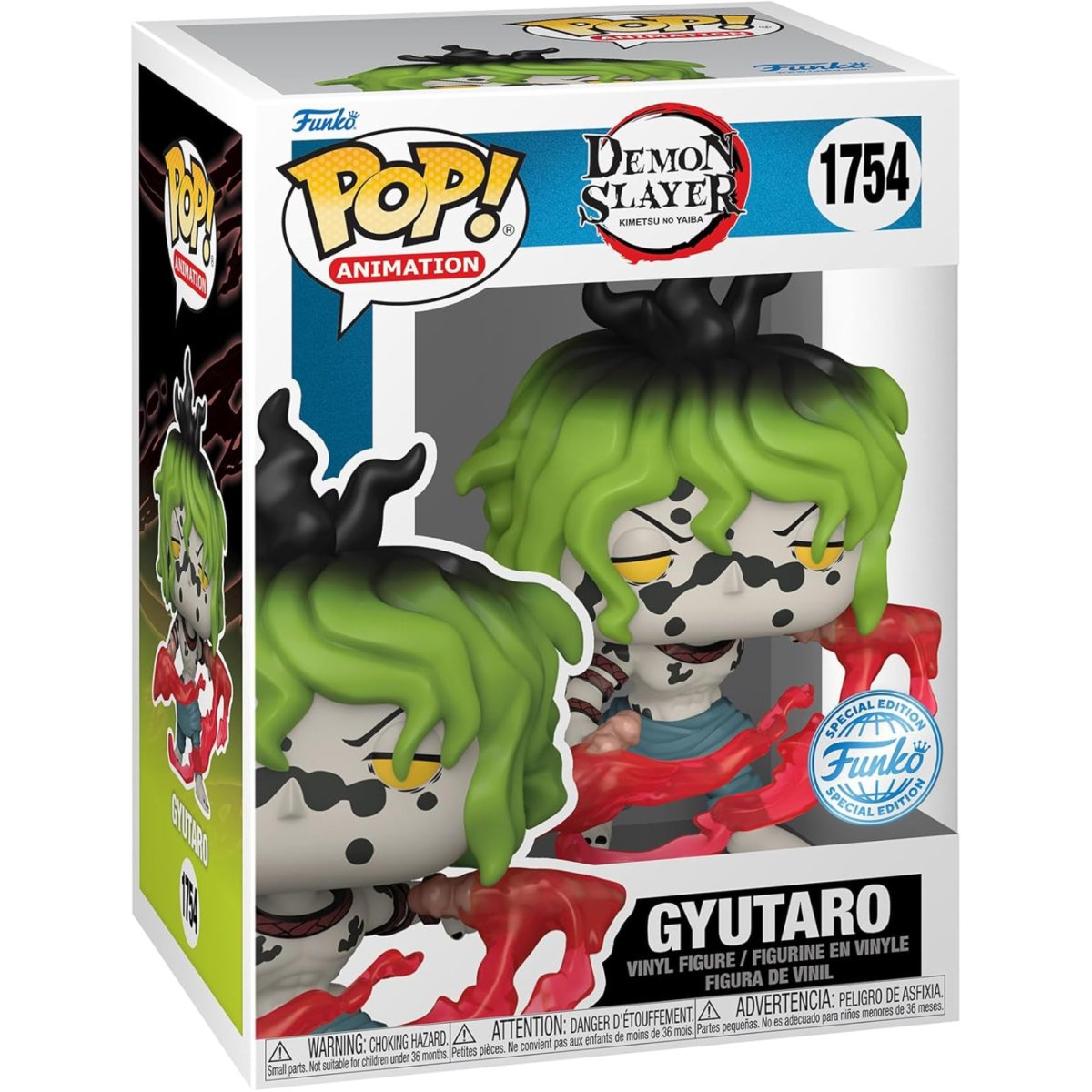 Demon Slayer - Gyutaro (Blood Attack) (Special Edition) #1754 - Funko Pop! Vinyl Anime - Persona Toys