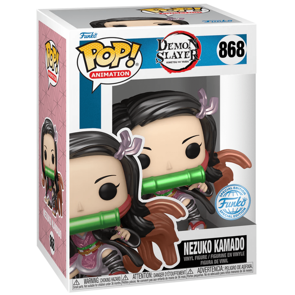 Demon Slayer - Nezuko Kamado (Metallic Special Edition) #868 - Funko Pop! Vinyl Anime - Persona Toys