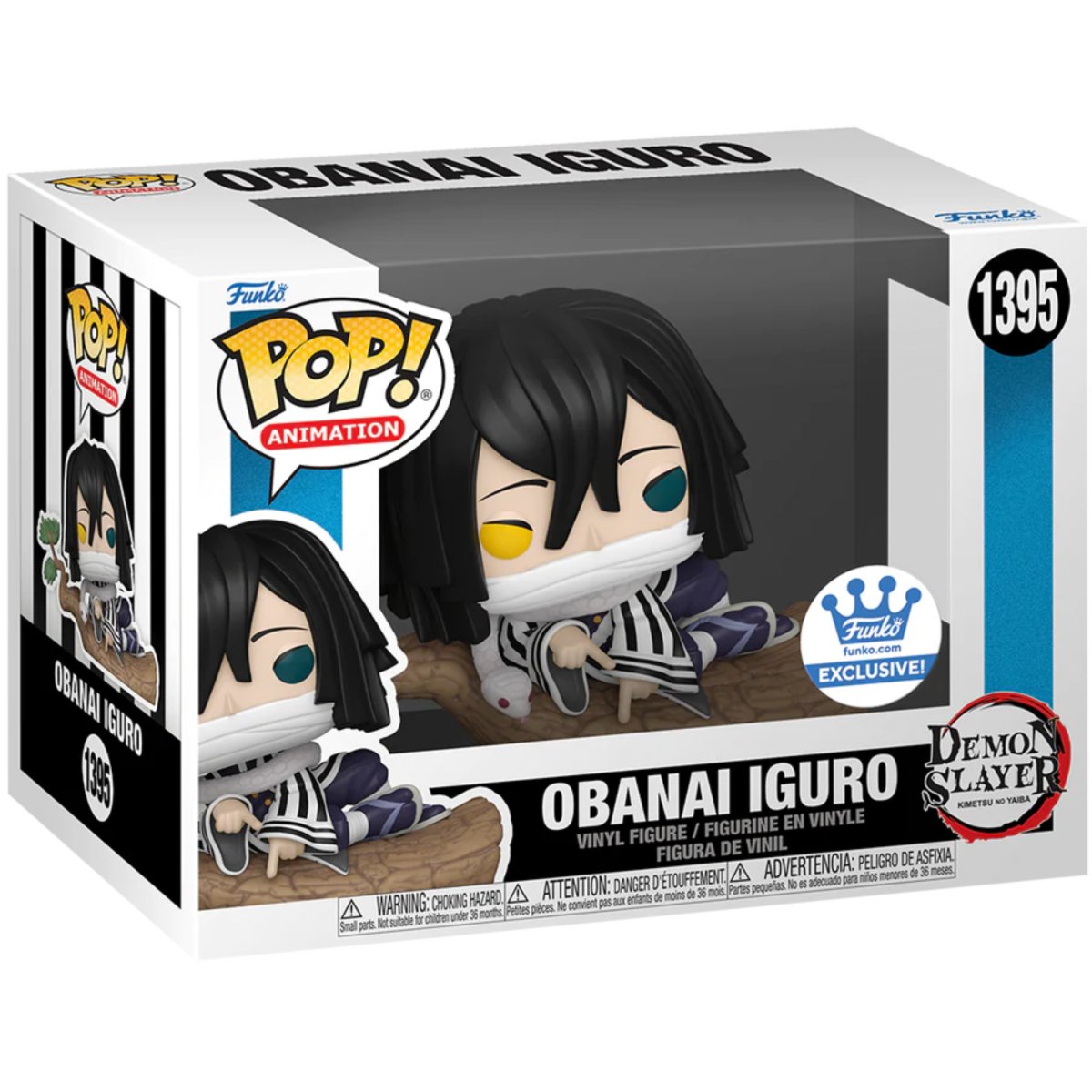 Demon Slayer - Obanai Iguro (Funko Shop Exclusive) #1395 - Funko Pop! Vinyl Anime - Persona Toys