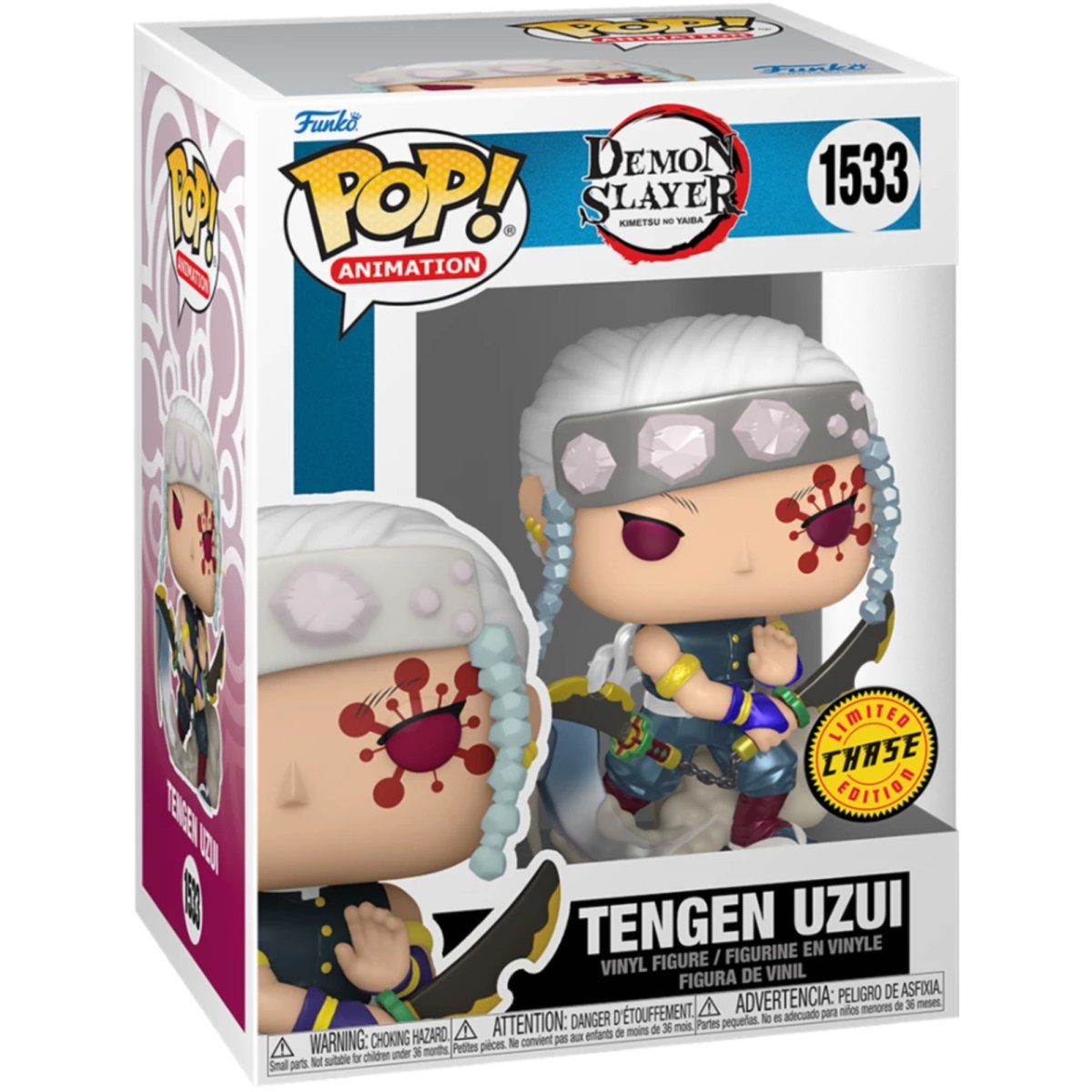 Demon Slayer - Tengen Uzui (Metallic) (Chase) #1533 - Funko Pop! Vinyl Anime - Persona Toys