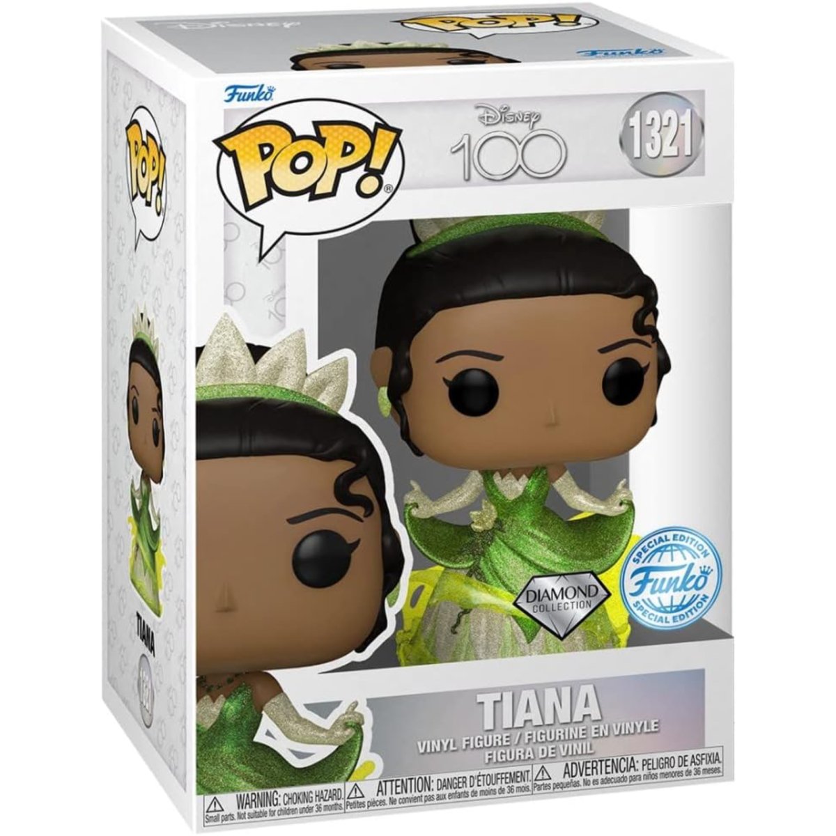 Disney 100 - Tiana (Diamond Special Edition) #1321 - Funko Pop! Vinyl Disney - Persona Toys