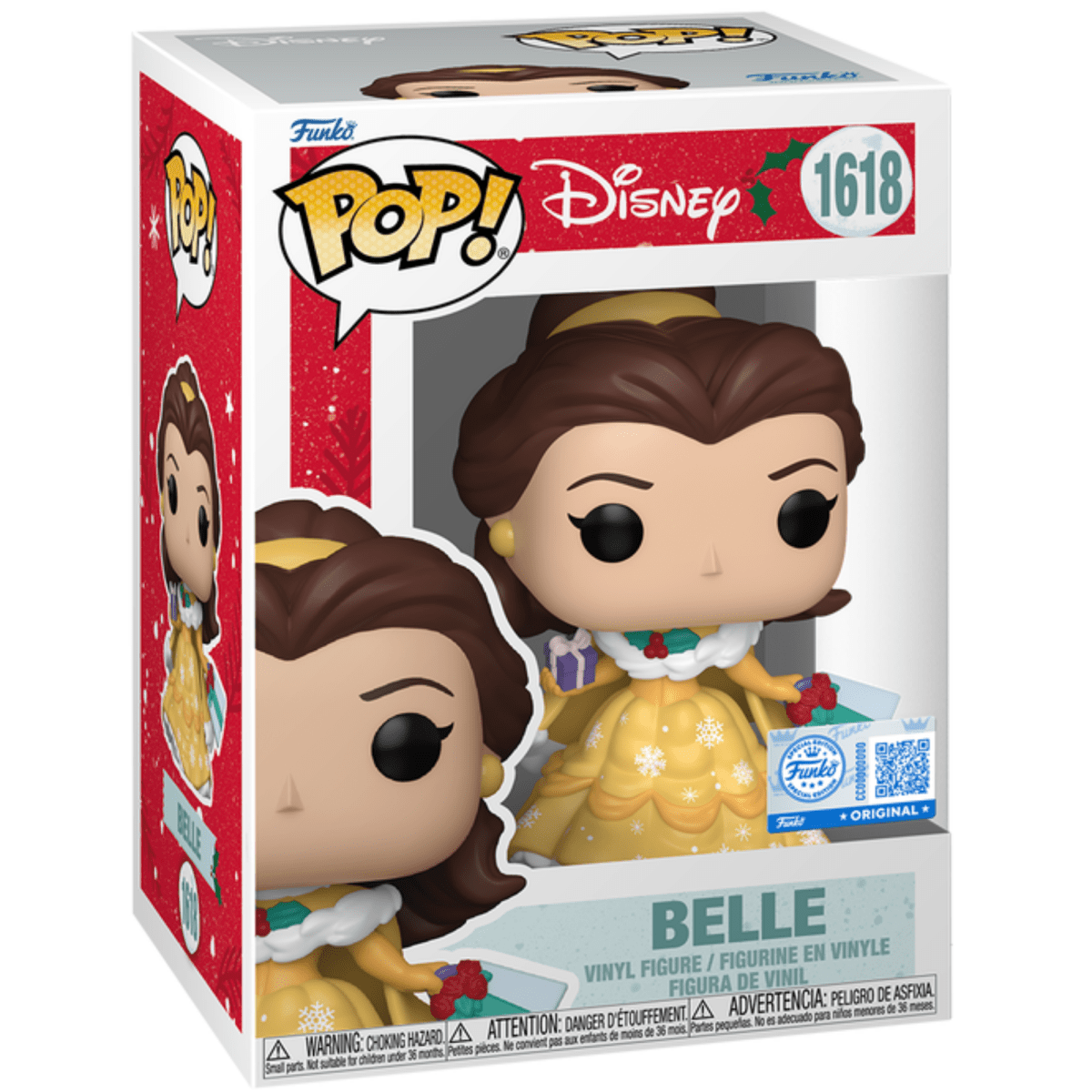 Disney - Belle [Holiday] (Special Edition) 618 - Funko Pop! Vinyl Disney - Persona Toys