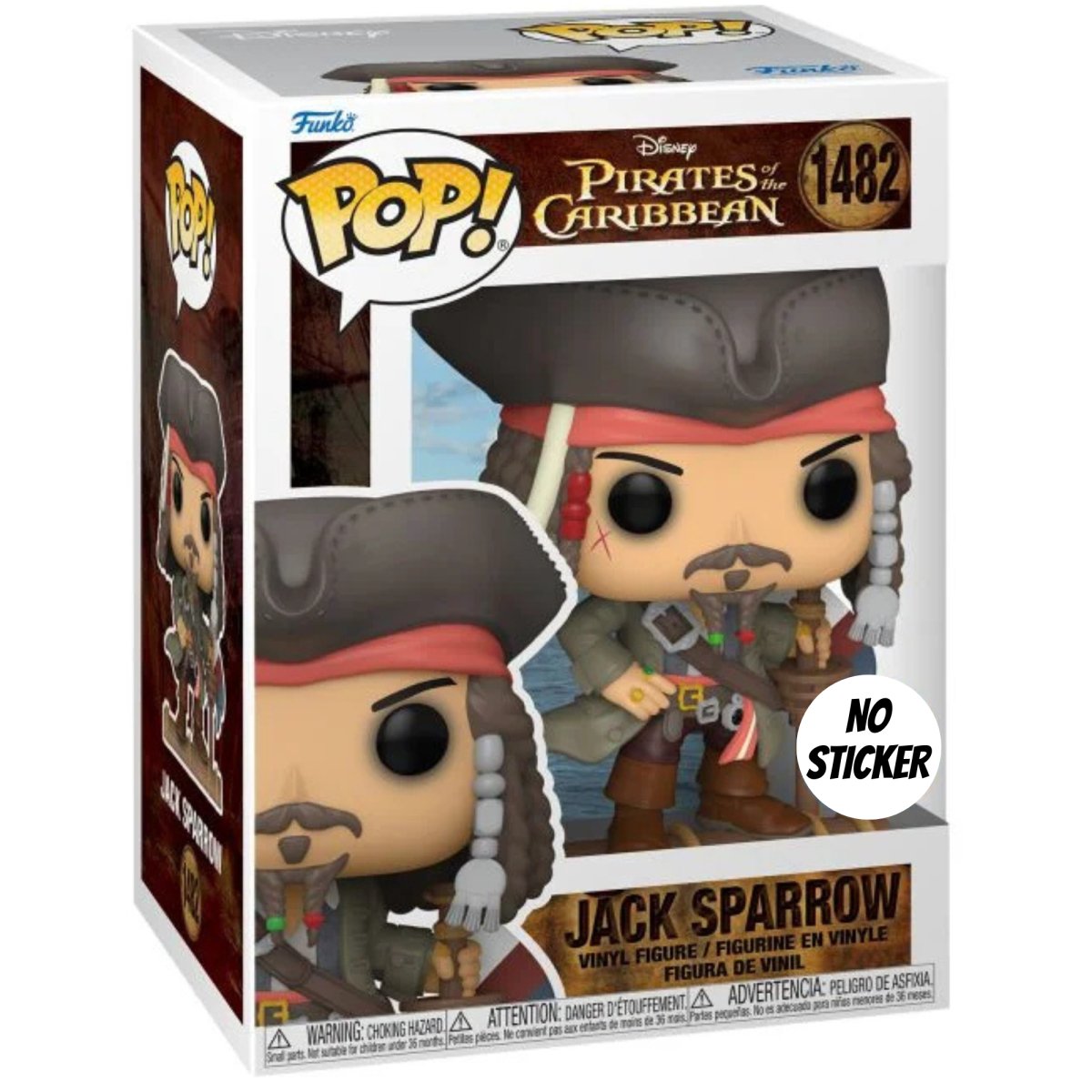 Disney Pirates of the Caribbean - Jack Sparrow (Opening) #1482 - Funko Pop! Vinyl Movies - Persona Toys