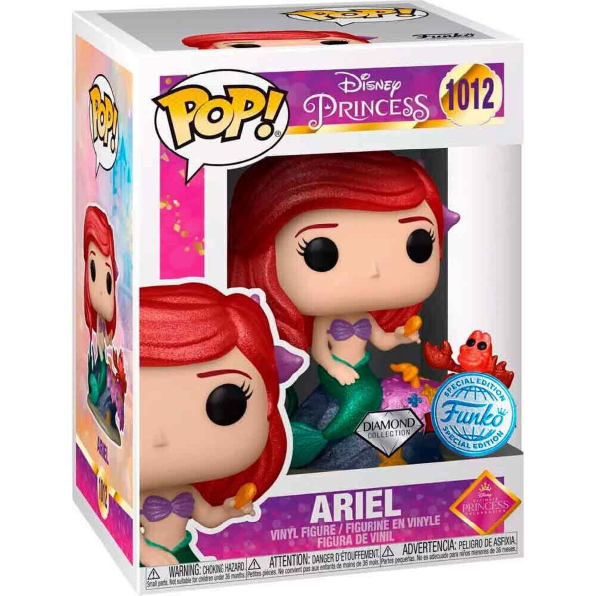 Disney Princess - Ariel [The Little Mermaid] (Diamond Special Edition) #1012 - Funko Pop! Vinyl Disney - Persona Toys