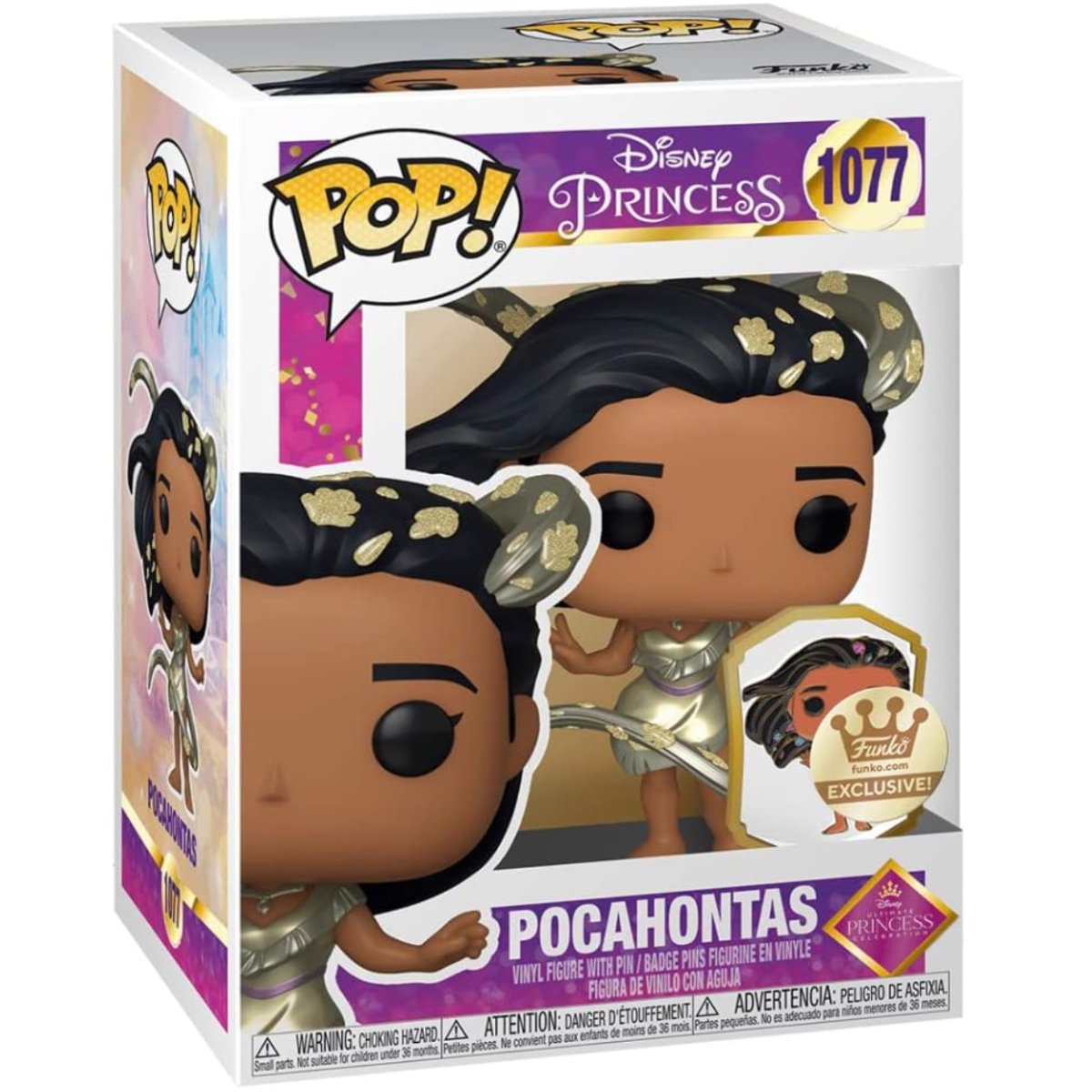 Disney Princess - Pocahontas (Funko Shop Exclusive) #1077 - Funko Pop! Vinyl Disney - Persona Toys