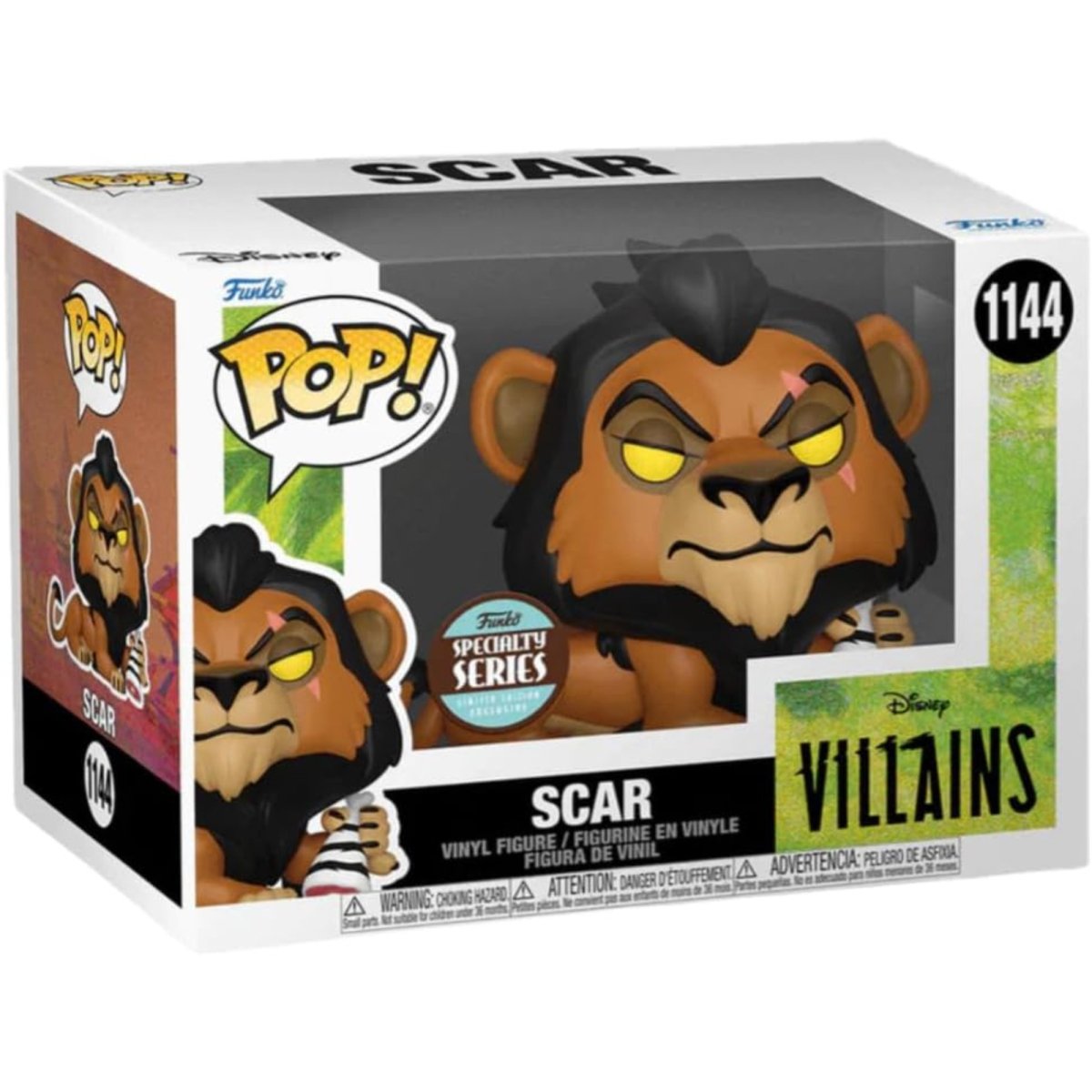 Disney Villains - The Lion King - Scar [w/ Meat] (Specialty Series) #1144 - Funko Pop! Vinyl Disney - Persona Toys