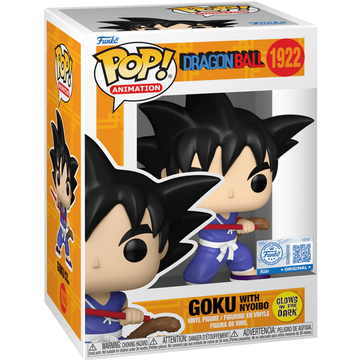 Dragon Ball - Goku with Nyoibo (Glow Special Edition) 1922 - Funko Pop! Vinyl Anime - Persona Toys