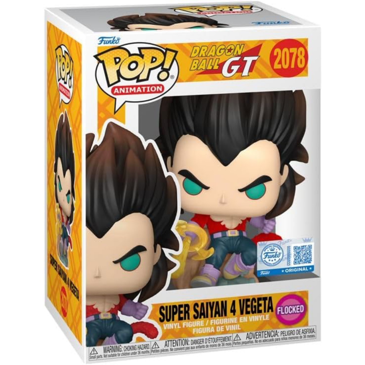 Dragon Ball GT - Super Saiyan 4 SS4 Vegeta (Flocked Special Edition) 2078 - Funko Pop! Vinyl Anime - Persona Toys