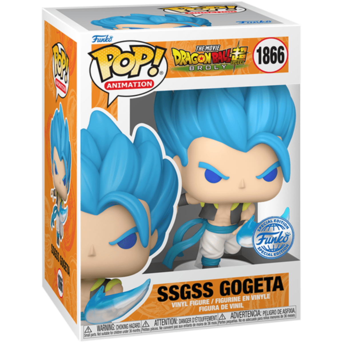 Dragon Ball Z Super Broly - SSGSS Gogeta (Special Edition) 1866 - Funko Pop! Vinyl Anime - Persona Toys