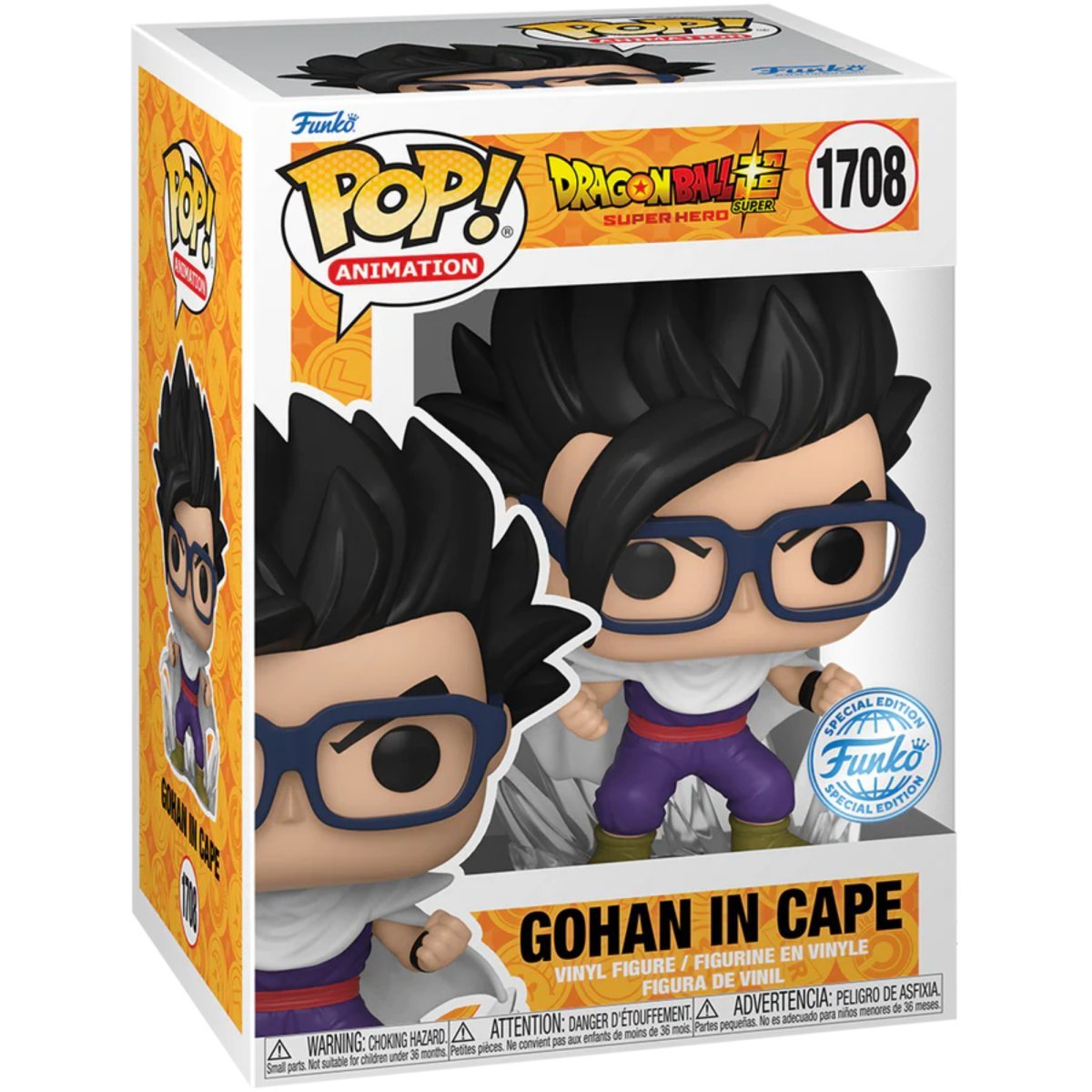 Dragon Ball Z Super - Gohan in Cape (Special Edition) #1708 - Funko Pop! Vinyl Anime - Persona Toys