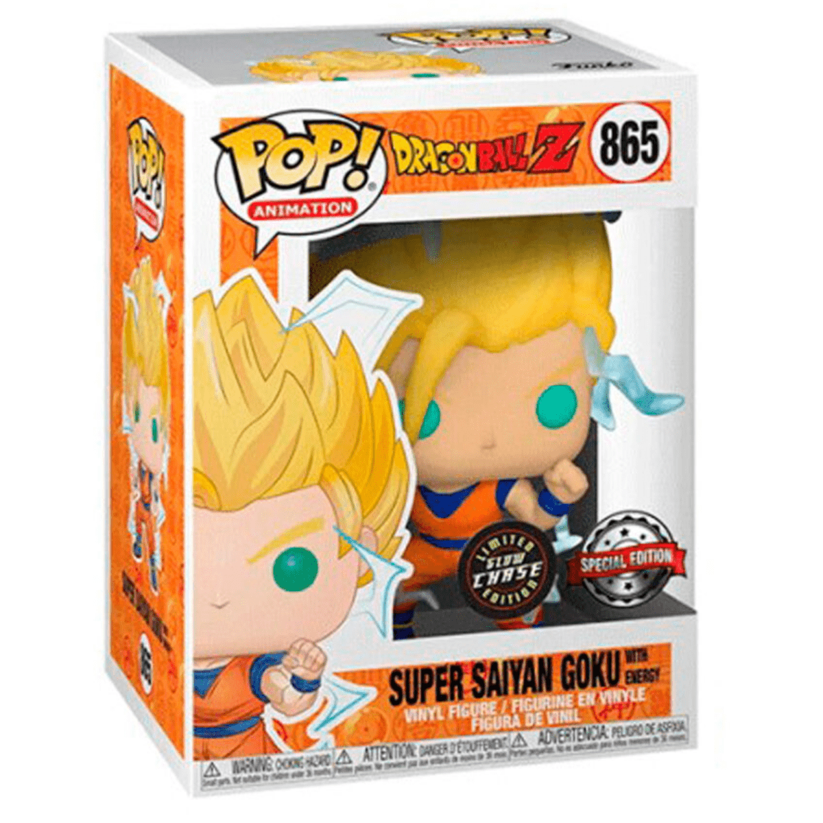 Dragon Ball Z - Super Saiyan 2 Goku with Energy (Glow Chase) (Special Edition) 865 - Funko Pop! Vinyl Anime - Persona Toys