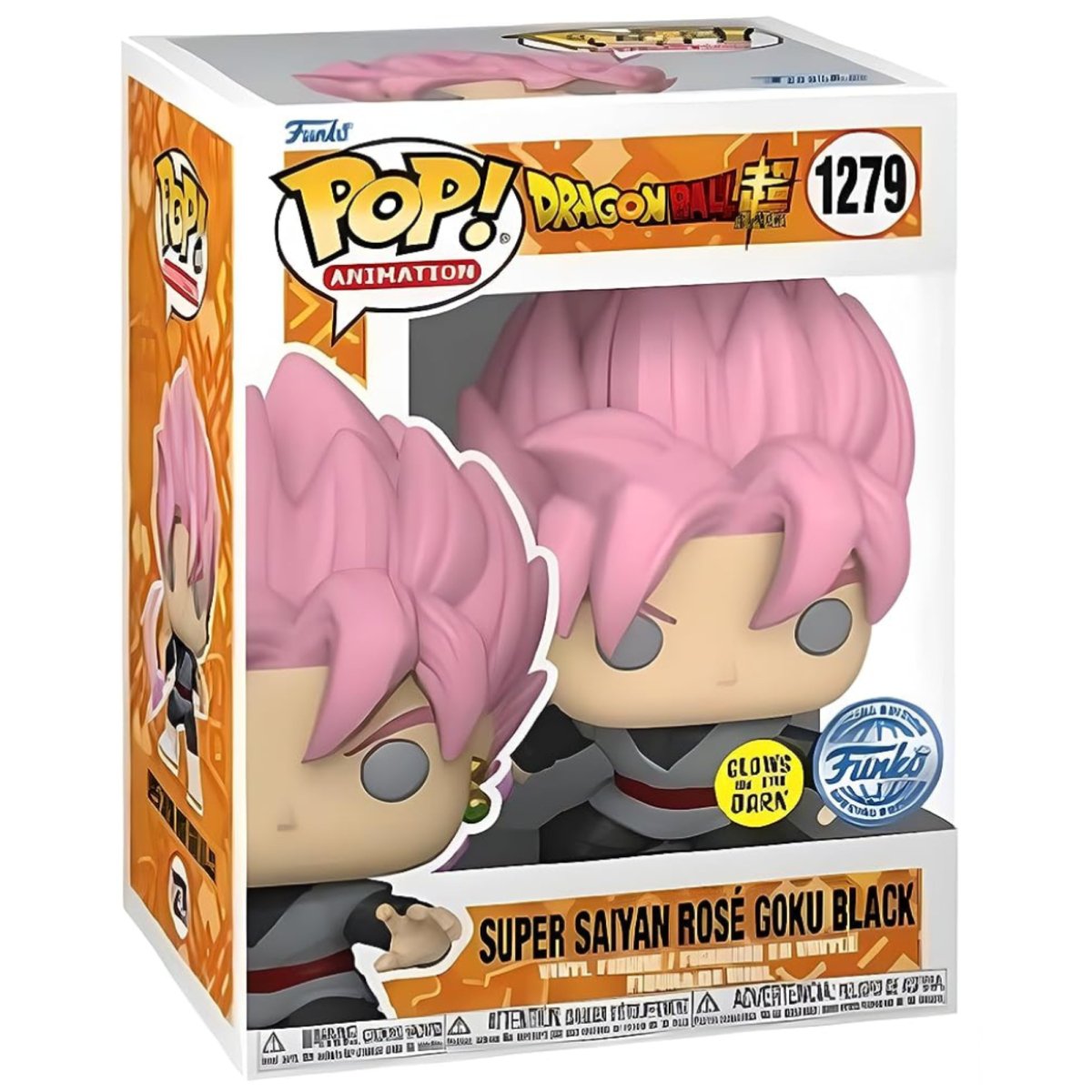 Dragon Ball Z Super - Super Saiyan Rose Goku Black (Glow Special Edition) #1279 - Funko Pop! Vinyl Anime - Persona Toys