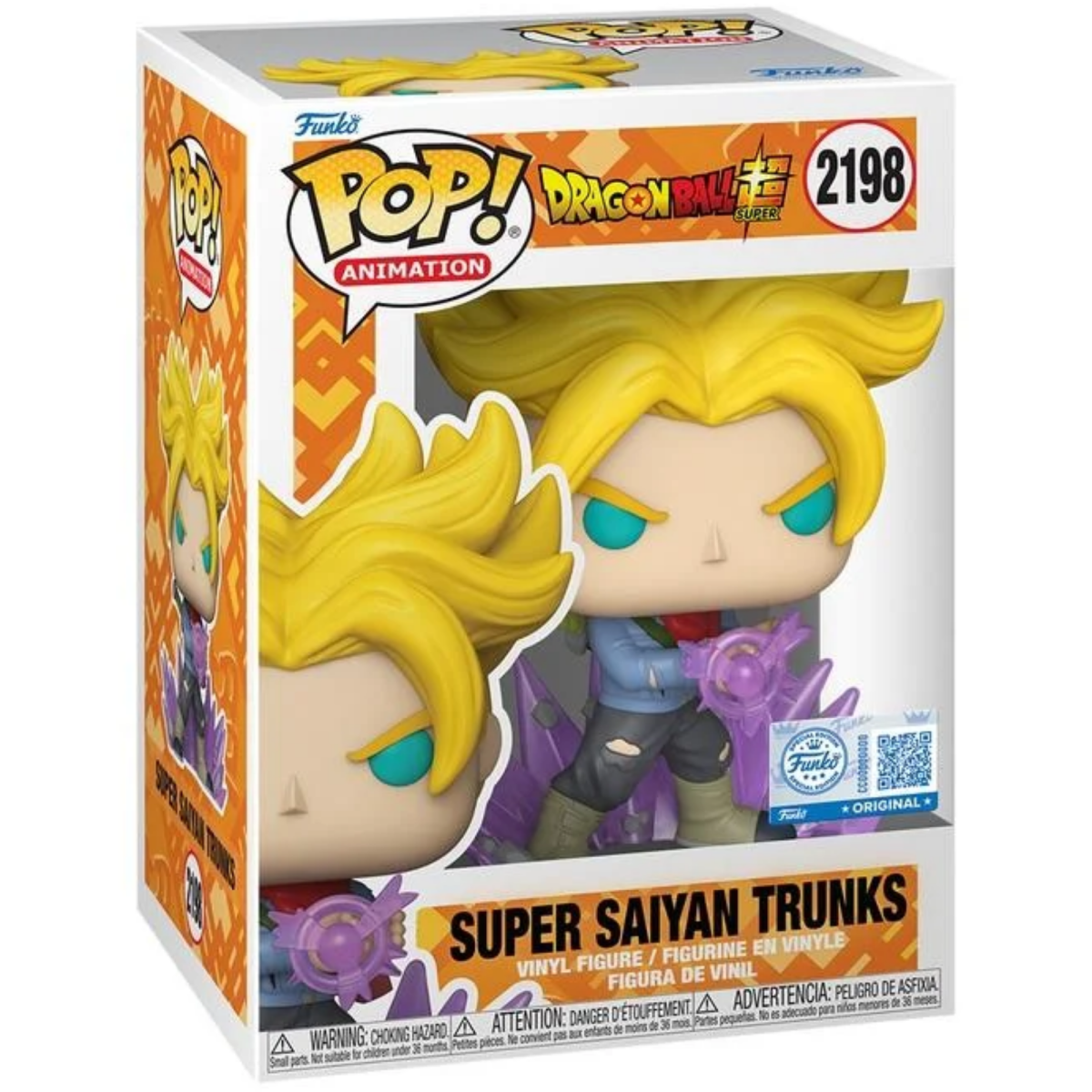 Dragon Ball Z Super - Super Saiyan Trunks [Galick Gun] (Special Edition) 2198 - Funko Pop! Vinyl Anime - Persona Toys