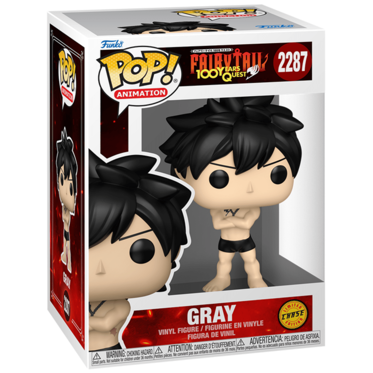 Fairy Tail 100 Years Quest - Gray [Shirtless] (Chase) 2287 - Funko Pop! Vinyl Anime - Persona Toys