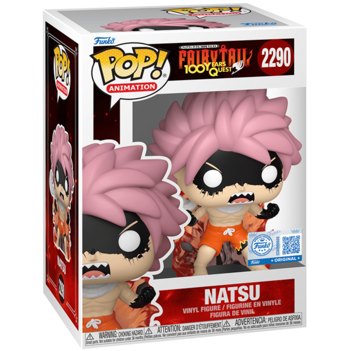 Fairy Tail 100 Years Quest - Natsu (Fired - Up) (Special Edition) 2290 - Funko Pop! Vinyl Anime - Persona Toys
