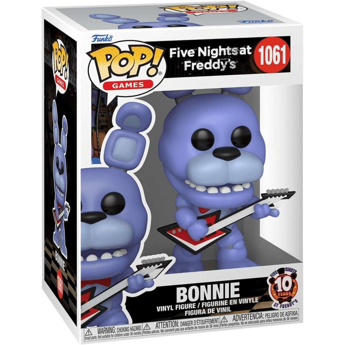 Five Nights at Freddy's 10th Anniversary - Bonnie #1061 - Funko Pop! Vinyl Games - Persona Toys