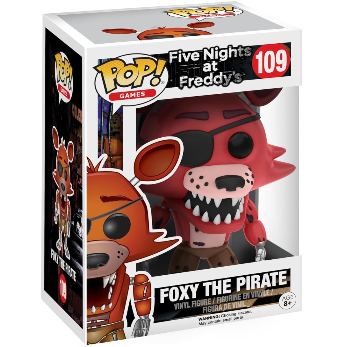 Five Nights at Freddy's - Foxy the Pirate #109 - Funko Pop! Vinyl Games - Persona Toys