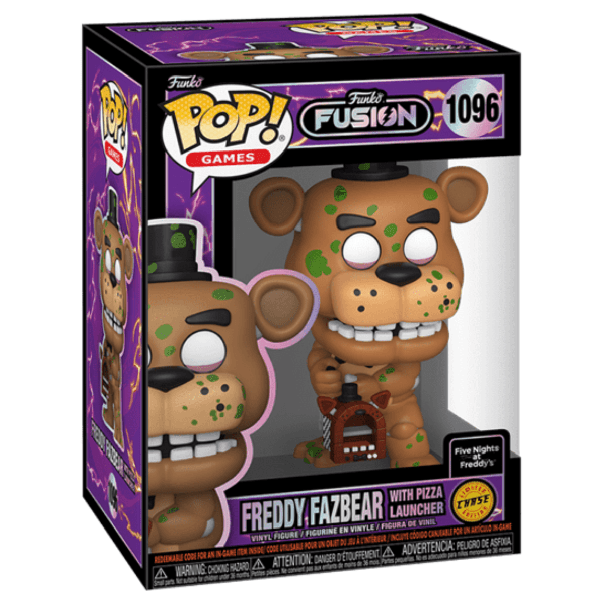 Five Nights at Freddy's - Freddy Fazbear with Pizza Launcher [Fusion] (Chase) 1096 - Funko Pop! Vinyl Games - Persona Toys