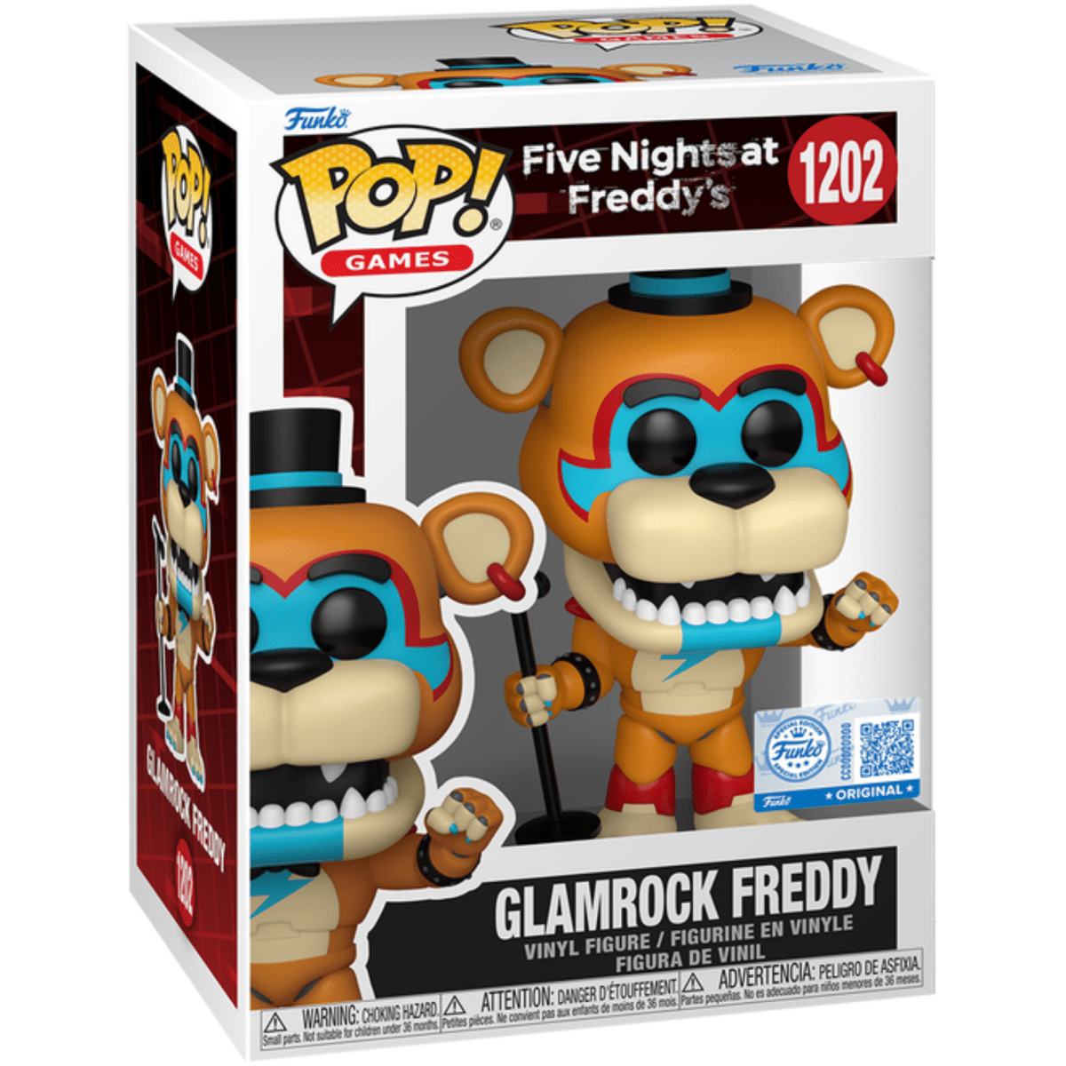 Five Nights at Freddy's - Glamrock Freddy (Special Edition) 1202 - Funko Pop! Vinyl Games - Persona Toys