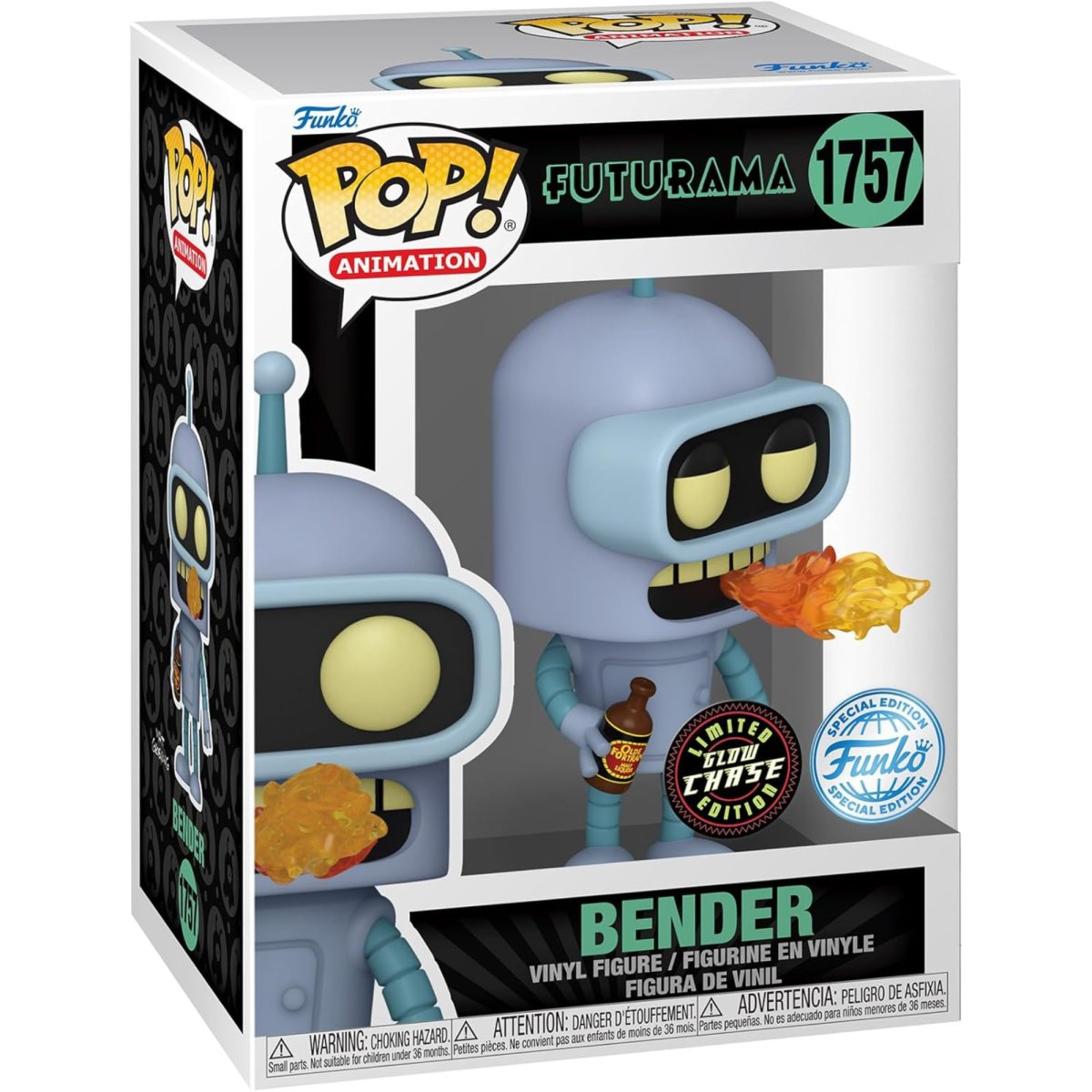 Futurama - Bender (Glow Chase) (Special Edition) #1757 - Funko Pop! Vinyl Animation - Persona Toys