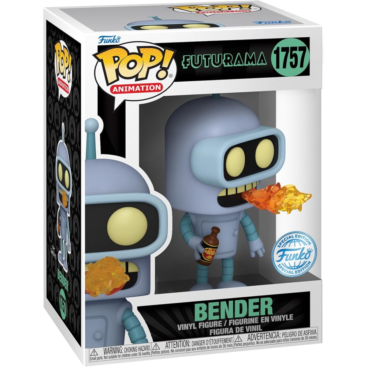 Futurama - Bender (Special Edition) #1757 - Funko Pop! Vinyl Animation - Persona Toys