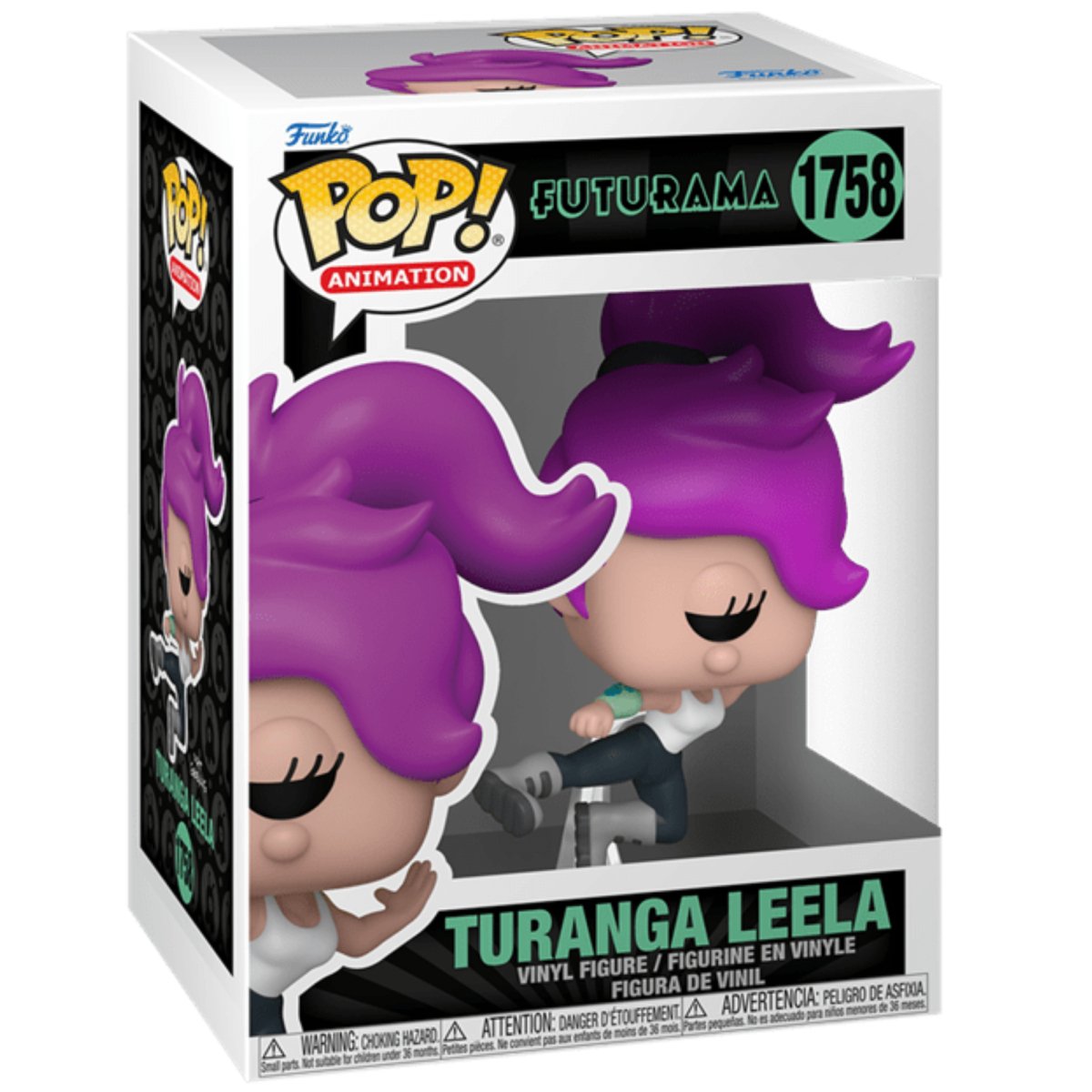 Futurama - Turanga Leela #1758 - Funko Pop! Vinyl Animation - Persona Toys