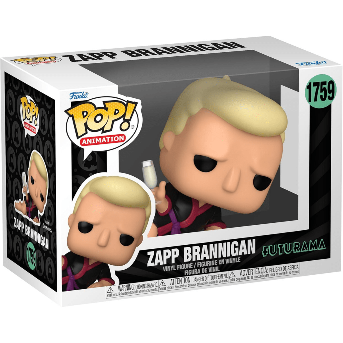 Futurama - Zapp Brannigan #1759 - Funko Pop! Vinyl Animation - Persona Toys