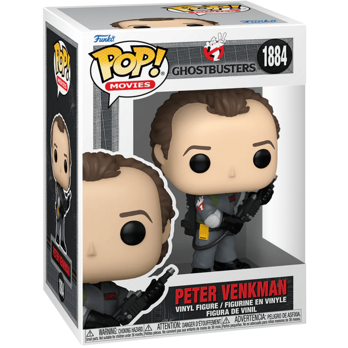 Ghostbusters II - Peter Venkman 1884 - Funko Pop! Vinyl Movies - Persona Toys