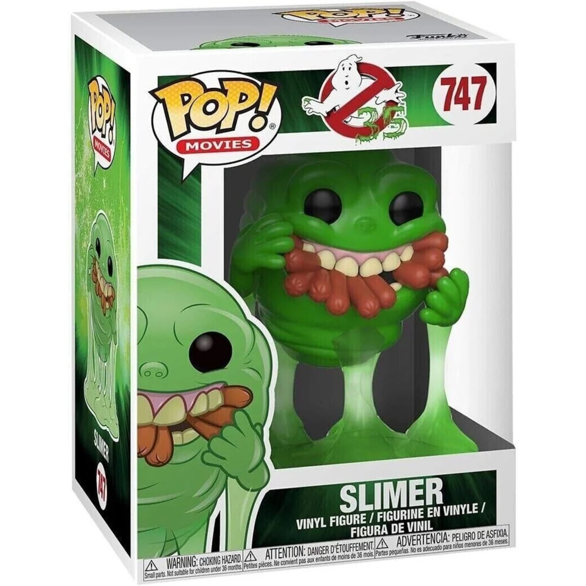 Ghostbusters - Slimer (w/ Hot Dogs) #747 - Funko Pop! Vinyl Movies - Persona Toys
