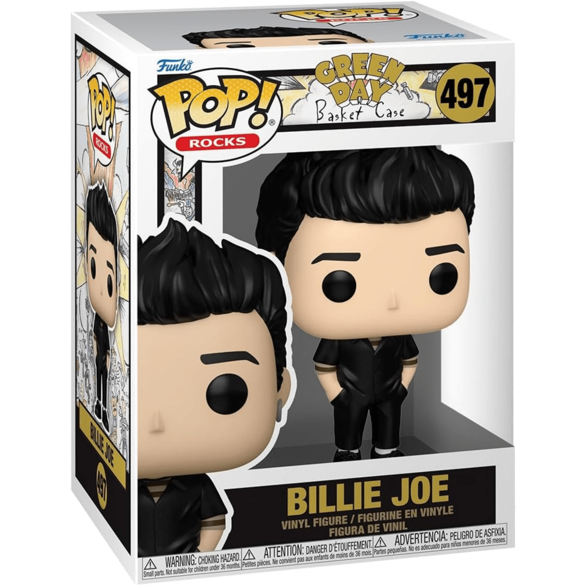 Green Day - Billie Joe [Basket Case] 497 - Funko Pop! Vinyl Rocks - Persona Toys