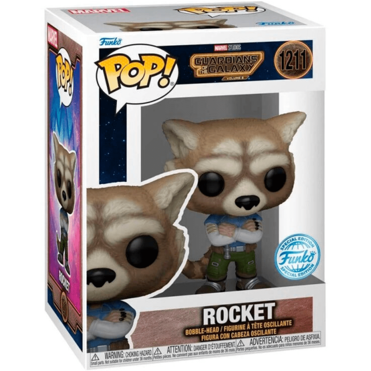 Guardians of the Galaxy Vol. 3 - Rocket (Special Edition) 1211 - Funko Pop! Vinyl Marvel - Persona Toys