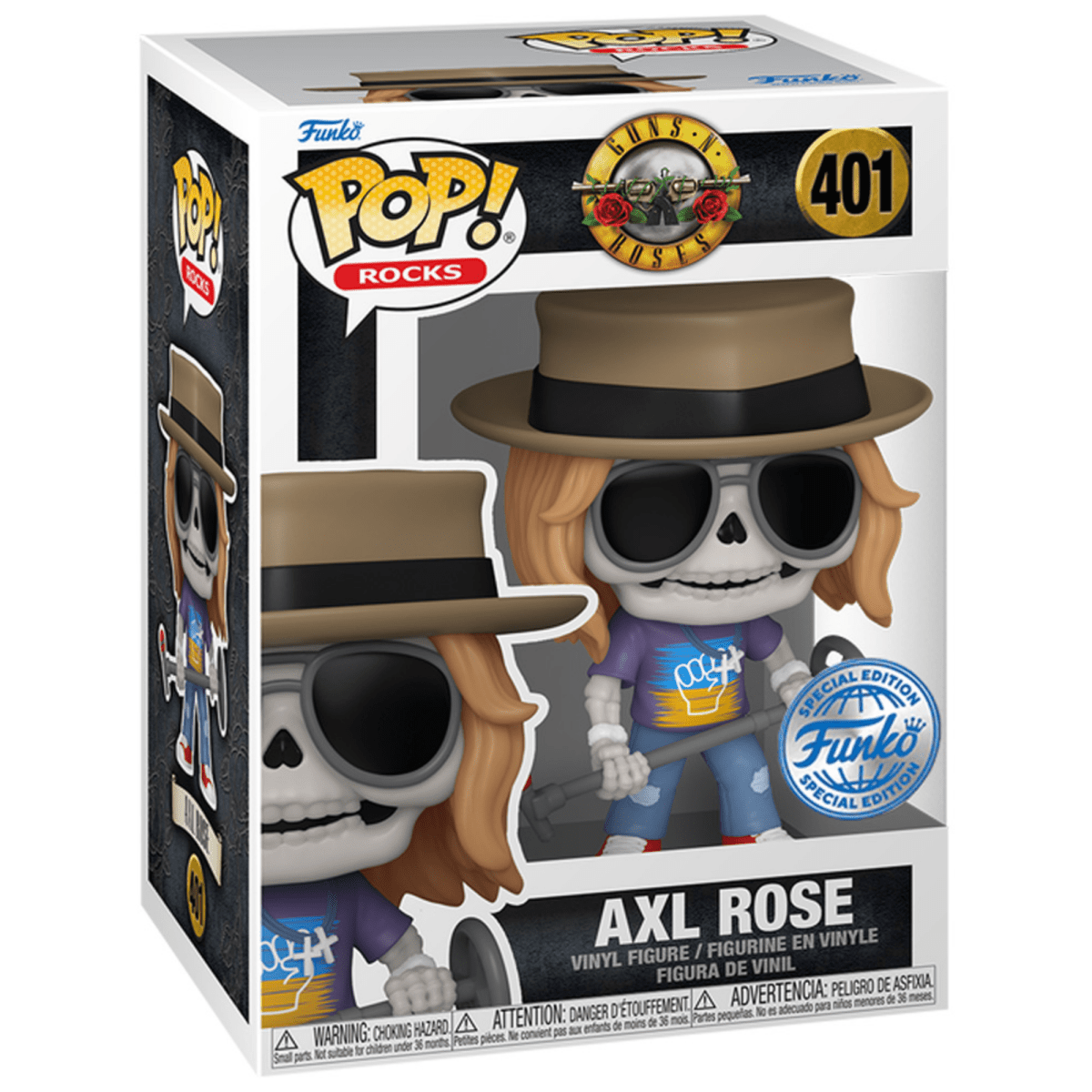 Guns n Roses - Axl Rose [Skeleton] (Special Edition) #401 - Funko Pop! Vinyl Rocks - Persona Toys