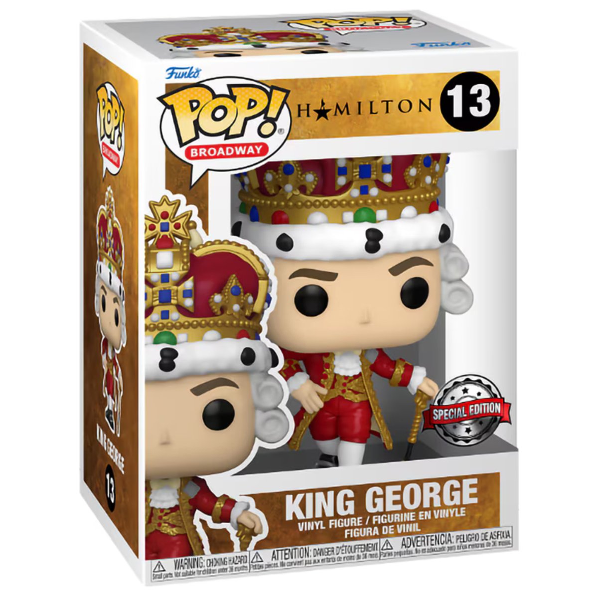 Hamilton - King George (Special Edition) #13 - Funko Pop! Vinyl Broadway Television - Persona Toys