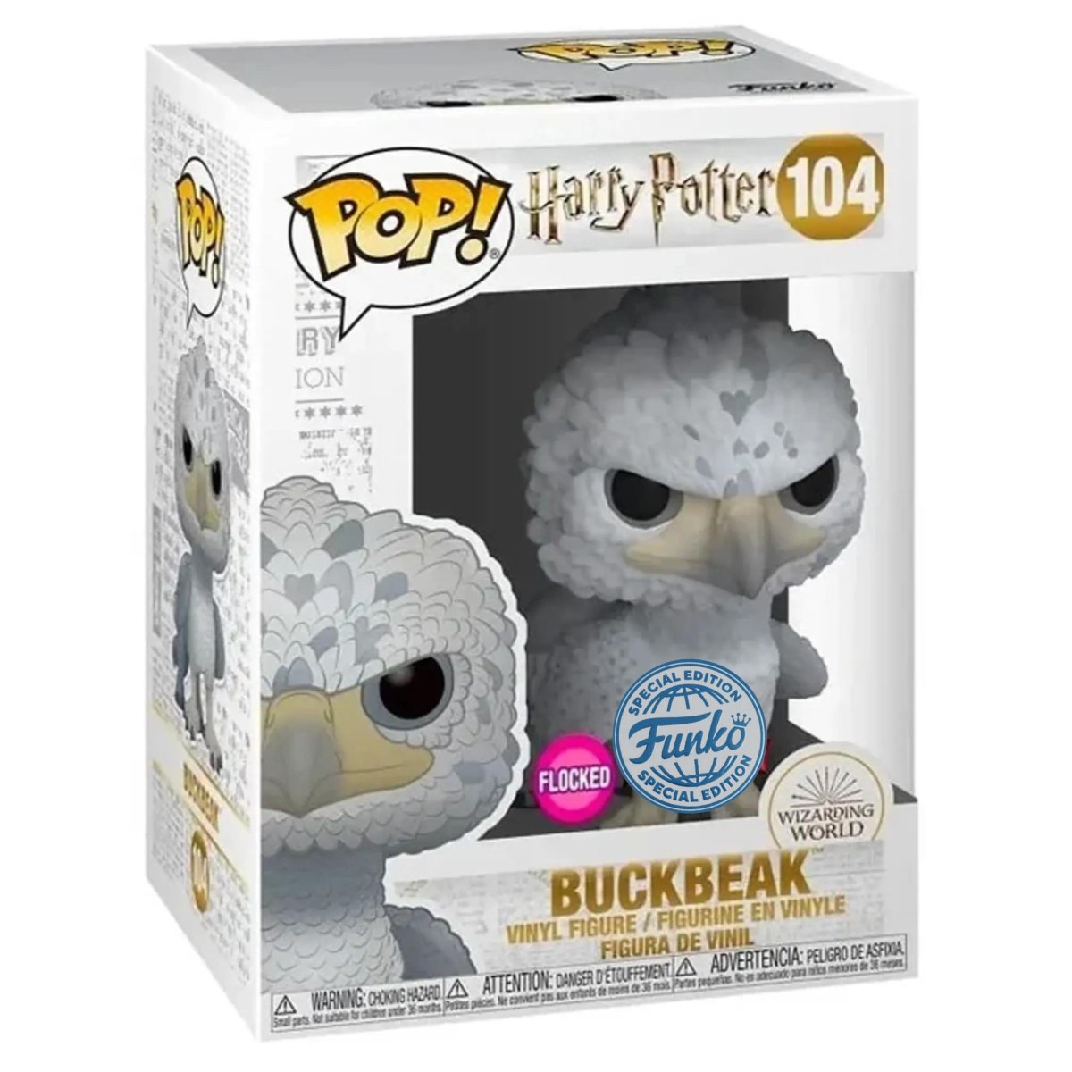 Harry Potter - Buckbeak (Flocked Special Edition) #104 - Funko Pop! Vinyl Movies - Persona Toys