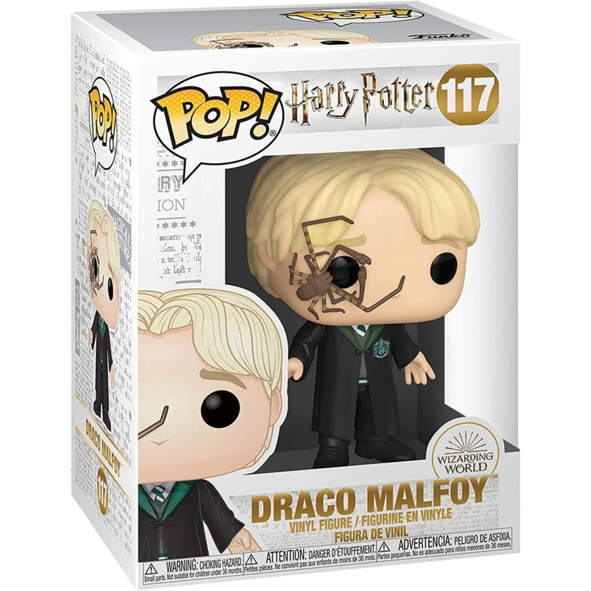 Harry Potter - Draco Malfoy [w/ Whip Spider] #117 - Funko Pop! Vinyl Movies - Persona Toys