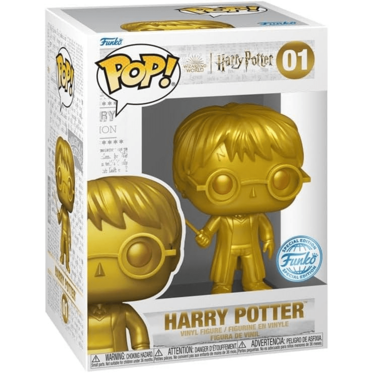 Harry Potter - Harry Potter [Gold] (Special Edition) #01 - Funko Pop! Vinyl Movies - Persona Toys