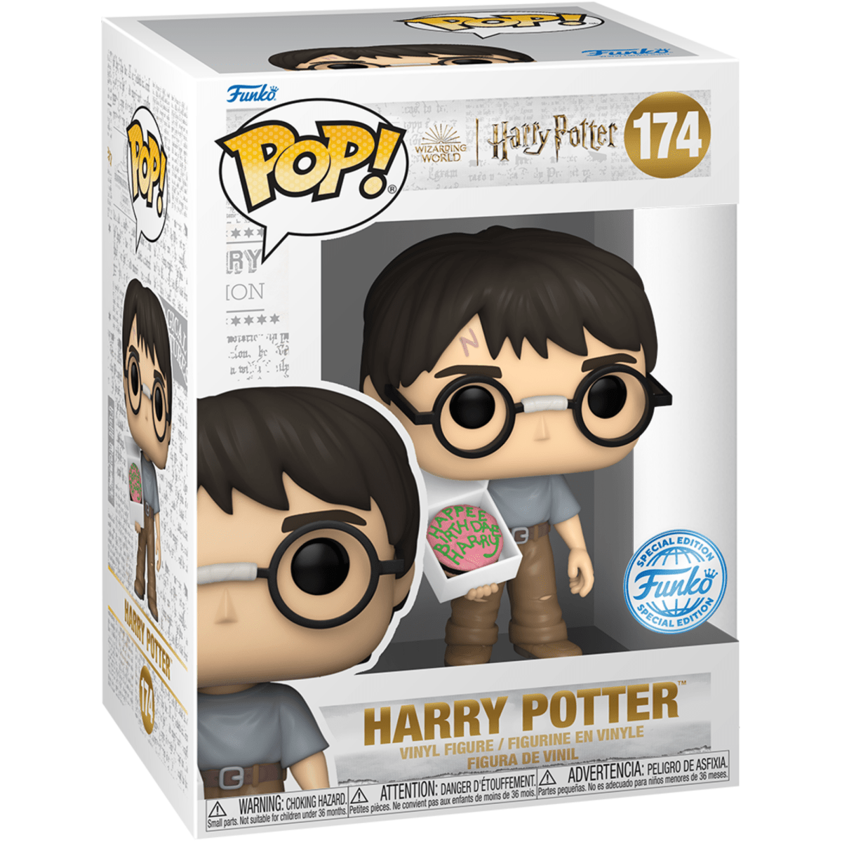 Harry Potter - Harry Potter [w/ Cake] (Special Edition) 174 - Funko Pop! Vinyl Movies - Persona Toys