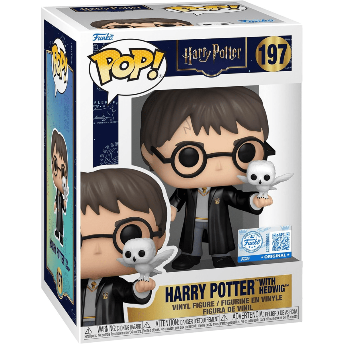 Harry Potter - Harry Potter with Hedwig (Special Edition) 197 - Funko Pop! Vinyl Movies - Persona Toys